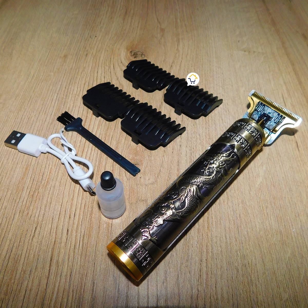 Maquina Motilar Patillera Buda Dorada T9